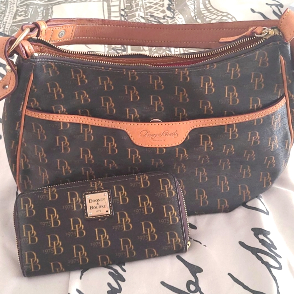 Dooney & Bourke handbag & wallet